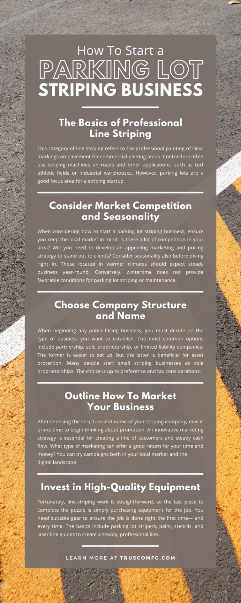 How To Start a Parking Lot Striping Business